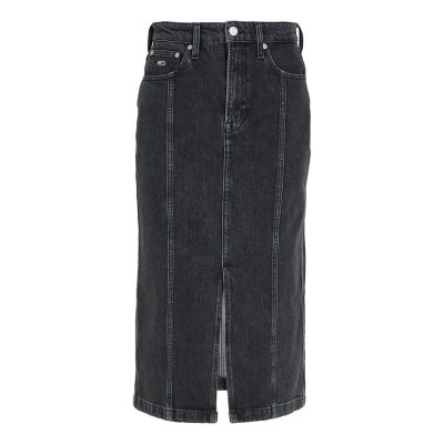 пола,поли,и,къси,панталони,tommy,jeans,claire,high,midi,denim,skirt,denim,black