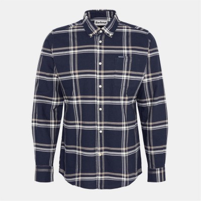риза,с,дълъг,ръкав,облекла,на,разпродажба,мъжки,ризи,barbour,nethertown,tailored,long,sleeve,shirt,navy,ny91