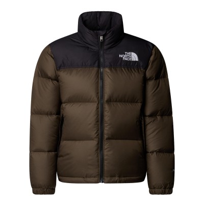 яке,the,north,face,kids,1996,nuptse,windproof,700,fill,down,concealed,hood,short,puffer,jacket,taupe,green,21l