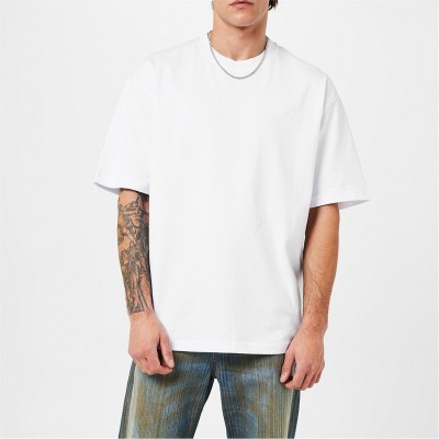 тениска,мъжки,тениски,diesel,men's,maxi,oval,oversized,t,shirt,white,100
