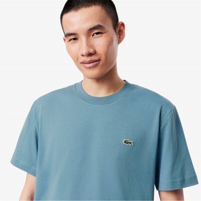 тениска,облекла,на,разпродажба,мъжки,тениски,lacoste,small,logo,t,shirt,blue,hd9