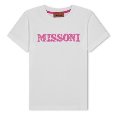 тениска,детски,облекла,missoni,embroidered,logo,sequin,t,shirt,wht,pink,100fu