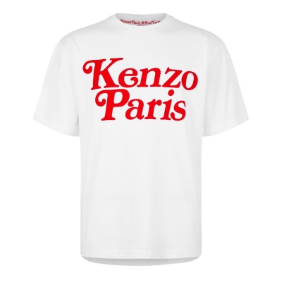 тениска,облекла,на,разпродажба,мъжки,тениски,kenzo,men's,verdy,regular,fit,t,shirt,off,white