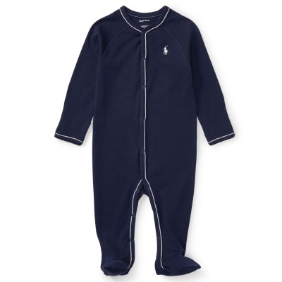 детски,облекла,polo,ralph,lauren,girls',floral,trim,cotton,sleepsuit,navy