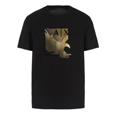 тениска,мъжки,облекла,размер,armani,exchange,eagle,t,shirt,black,1200