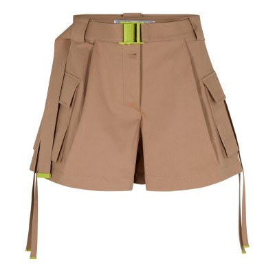 къси,панталони,дамски,къси,панталони,off,white,gabardine,cargo,shorts,camel