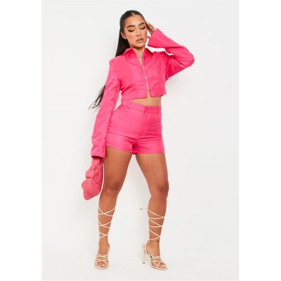 къси,панталони,дамски,къси,панталони,missy,empire,through,tailored,shorts,pink