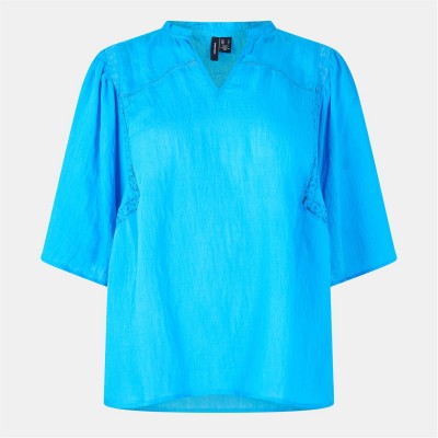 дамски,ризи,дамски,облекла,размер,vero,moda,luca,vneck,top,ld99,dresden,blue
