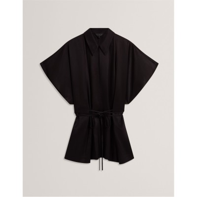 риза,дамски,ризи,ted,baker,ted,ss,plain,shirt,ld61,black