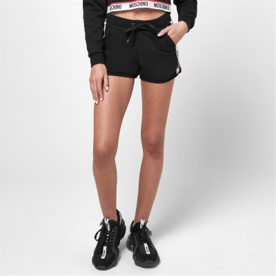 къси,панталони,дамски,къси,панталони,moschino,tape,shorts,black,0555