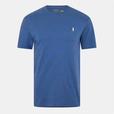 тениска,облекла,на,разпродажба,мъжки,тениски,polo,ralph,lauren,men's,regular,fit,custom,t,shirt,earth,blue