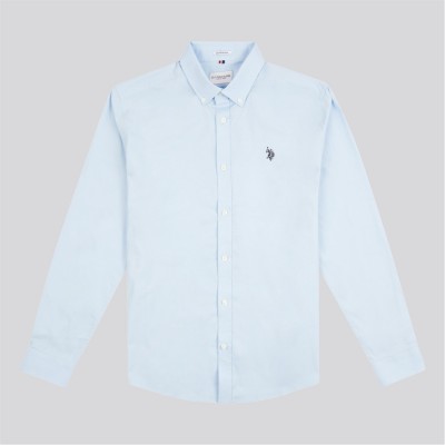 us,polo,assn,poplin,ls,shirt,sn00,skyway