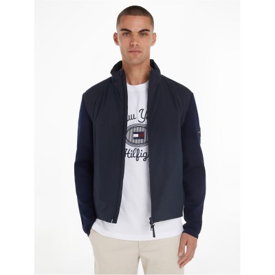 облекла,на,разпродажба,мъжки,ежедневни,облекла,мъжки,горнища,с,качулка,tommy,hilfiger,men's,mixed,media,full,zip,fleece,desert,sky