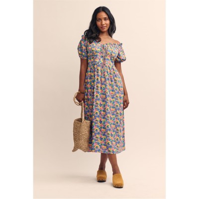 рокля,дамски,поли,и,рокли,nobodys,child,nobodys,child,geneve,midi,dress,leona,floral