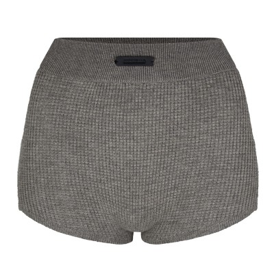 поларени,къси,панталони,дамски,къси,панталони,fear,of,god,essentials,women's,waffle,fleece,jogger,shorts,heather,gray