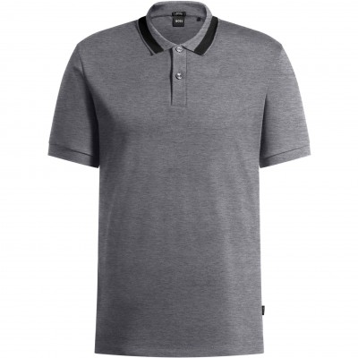 блуза,с,яка,мъжки,тениски,boss,men,s,phillipson,cotton,short,sleeve,slim,fit,polo,shirt,medium,grey,030