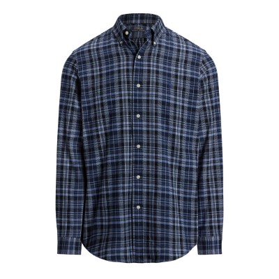 риза,с,дълъг,ръкав,мъжки,ризи,polo,ralph,lauren,check,twill,long,sleeve,shirt,blue,multi