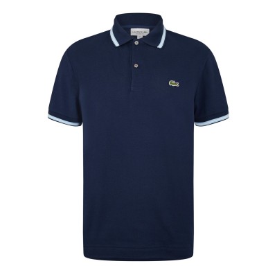 блуза,с,яка,облекла,на,разпродажба,мъжки,тениски,lacoste,men's,tipped,short,sleeve,polo,shirt,navy,166
