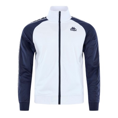 горнище,дамски,екипи,мъжки,ежедневни,облекла,мъжки,горнища,с,качулка,мъжки,екипи,kappa,men's,uriah,tracksuit,top,white,navy