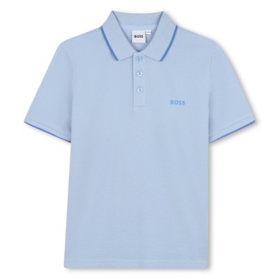 блуза,с,яка,boss,kids,short,sleeve,polo,shirt,prsn,blue,887