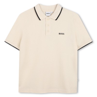 блуза,с,яка,boss,kids,short,sleeve,polo,shirt,sand