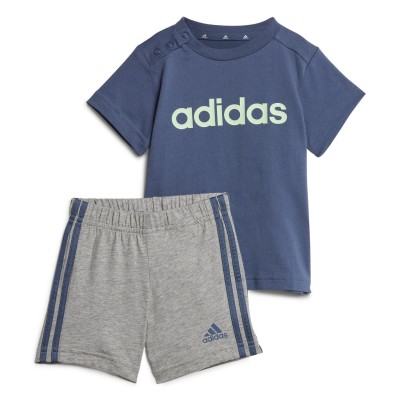 бебешки,комплект,разпродажба,adidas,бебешки,облекла,детски,облекла,adidas,linear,logo,graphic,and,shorts,set,babies,ink,green