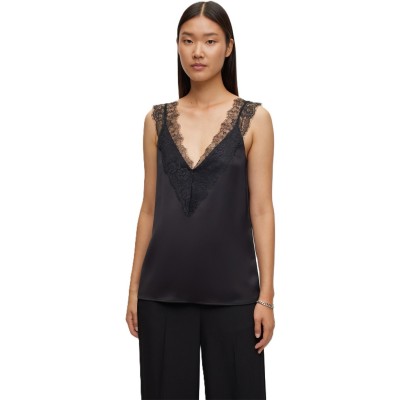 дамски,ризи,boss,belinga,satin,top,black