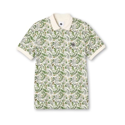 блуза,с,яка,мъжки,блузи,с,яка,pretty,green,aquarelle,paisley,polo,shirt,stone