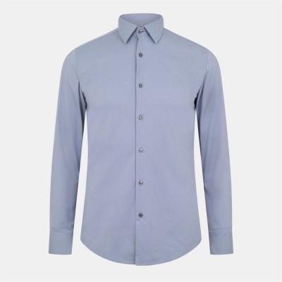 риза,с,дълъг,ръкав,облекла,на,разпродажба,мъжки,ризи,boss,men's,phank,long,sleeve,shirt,dark,blue,404