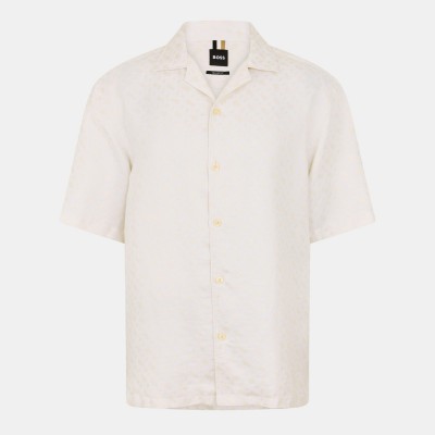 риза,с,къс,ръкав,мъжки,ризи,boss,men,s,c,lars,short,sleeve,shirt,open,white,131