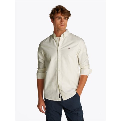 мъжки,ризи,tommy,jeans,tjm,reg,oxford,shirt,ext,ecru