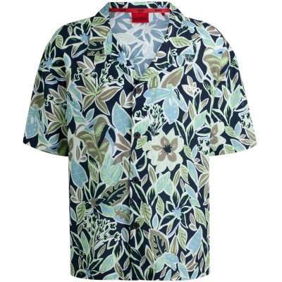 облекла,на,разпродажба,мъжки,ризи,hugo,beach,shirt,relaxed,10268906,0,navy,aop,410