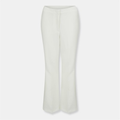 панталони,дамски,чорапогащи,и,клинове,french,connection,women's,arlette,straight,leg,trousers,summer,white