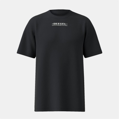 тениска,мъжки,тениски,diesel,men's,upside,down,back,print,regular,fit,t,shirt,black