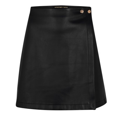 пола,поли,и,къси,панталони,biba,biba,pu,mini,skirt,black