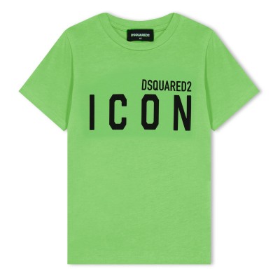 юношеска,тениска,детски,3/4,панталони,dsquared2,be,icon,cool,t,shirt,juniors,green,dq511