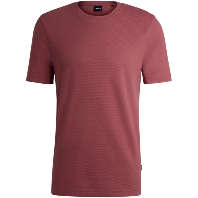 тениска,облекла,на,разпродажба,мъжки,тениски,boss,boss,tiburt,jacquard,t,shirt,open,red,644