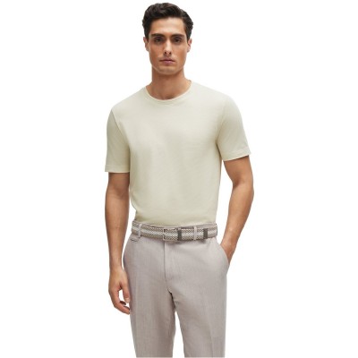 тениска,облекла,на,разпродажба,мъжки,тениски,boss,men's,hbb,tiburt,240,bubble,structure,t,shirt,open,white,131