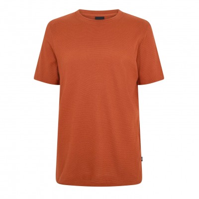 тениска,облекла,на,разпродажба,мъжки,тениски,boss,men's,tiburt,bubble,structure,cotton,short,sleeve,t,shirt,dark,orange