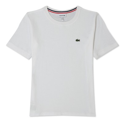 юношеска,тениска,детски,облекла,lacoste,logo,t,shirt,junior,white,001