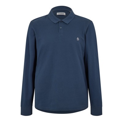 блуза,с,яка,облекла,на,разпродажба,мъжки,тениски,original,penguin,men's,cotton,long,sleeve,polo,shirt,yale