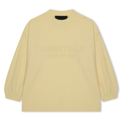 детски,облекла,fear,of,god,essentials,logo,print,long,sleeve,top,juniors,garden,yellow