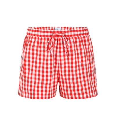 къси,панталони,дамски,пижами,дамски,облекла,размер,linea,women's,pyjama,shorts,red,white