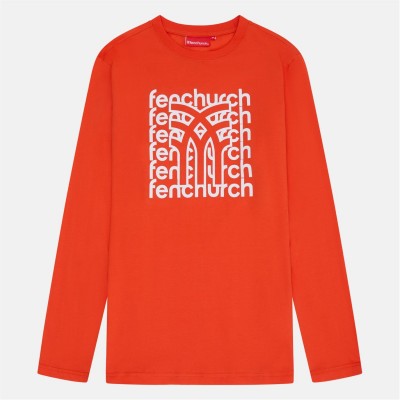 облекла,на,разпродажба,мъжки,тениски,fenchurch,jones,ls,t,sn99,burnt,orange