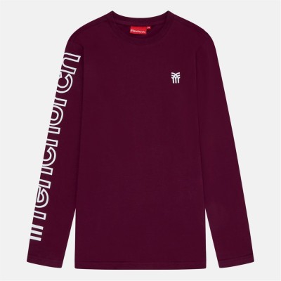 облекла,на,разпродажба,мъжки,тениски,fenchurch,walsh,ls,t,sn99,burgundy