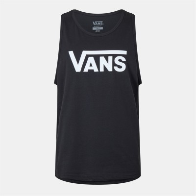 мъжки,потник,мъжки,тениски,vans,classic,tank,black,white,vest,mens,black