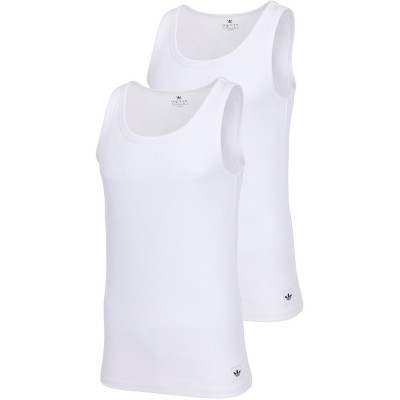 потник,мъжки,тениски,adidas,originals,active,flex,cotton,2pk,tank,tops,white