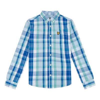тениска,детски,3/4,панталони,детски,тениски,lyle,and,scott,kids',long,sleeve,t,shirt,chambray,blue