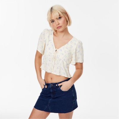 дамски,ризи,дамски,облекла,размер,jack,wills,keyhole,blouse,white,print
