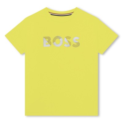тениска,детски,3/4,панталони,boss,kids,short,sleeve,t,shirt,lime,609